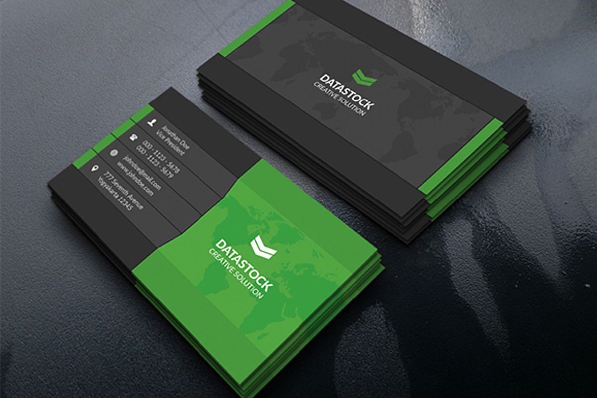 This is a Modern Corporate Business, a Business Card Template by InfinityArt (Photo 3 of 4)