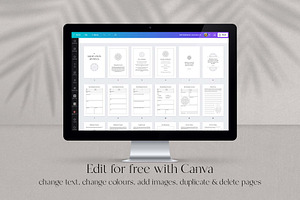 KDP Canva Meditation Journal Pages