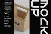 Wooden Toolbox Mockup, a Household Mockup by hiddemaru (Thumbnail 4 of 4)