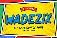Wadezix A All Caps Comics Font