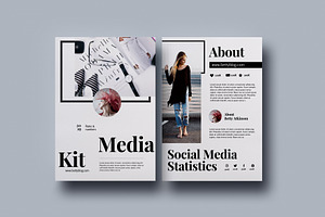 Blogger Media Kit Canva Template