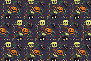 happy halloween vector black cat, a Texture Illustration by Helga Lukas (Thumbnail 3 of 3)
