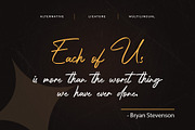 Avalline - Handwritten Script, a Script Font by Lettermine (Thumbnail 3 of 10)
