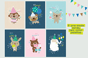 Birthday Buddies Illustration Pack, an Illustration by Quirky Queen Media (Thumbnail 5 of 9)