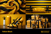 Yellow and Black World - 52 images, a Decorative Illustration by Handmadefont (Thumbnail 12 of 13)
