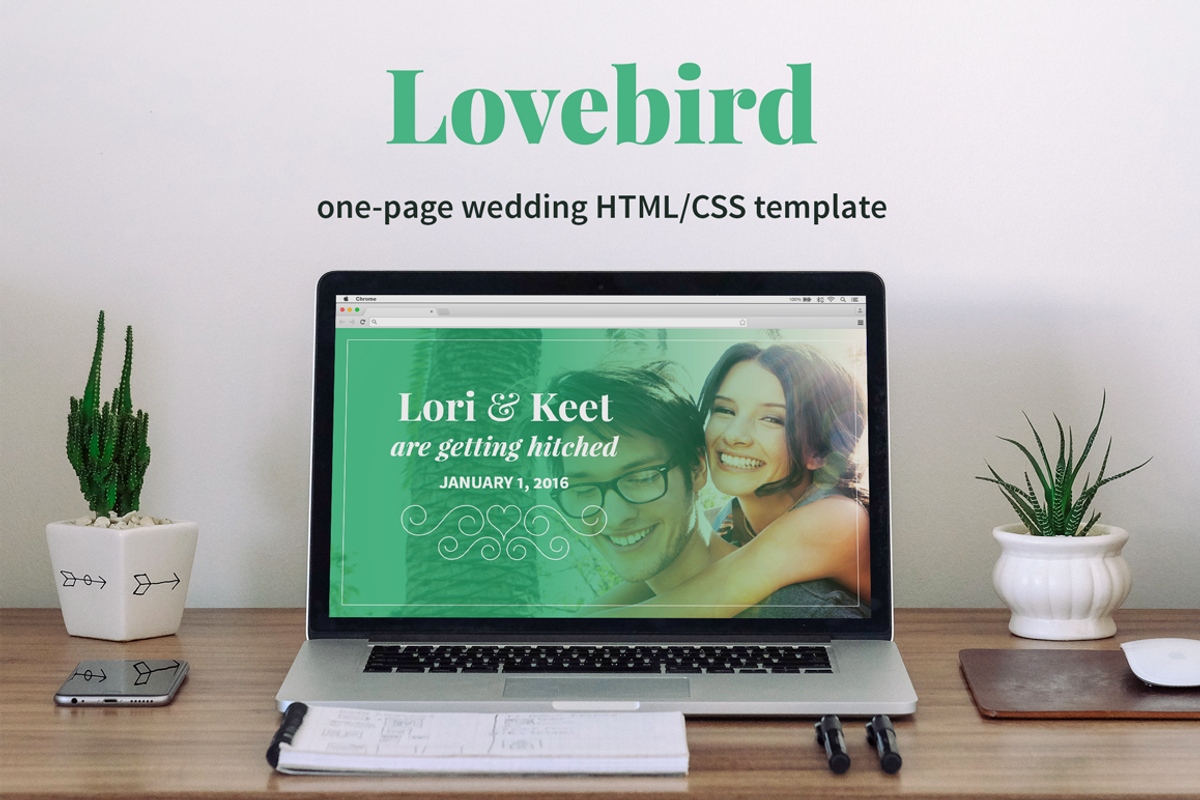 Lovebird - One-Page Wedding HTML/CSS, a HTML Template by Fukio Studio (Photo 5 of 5)