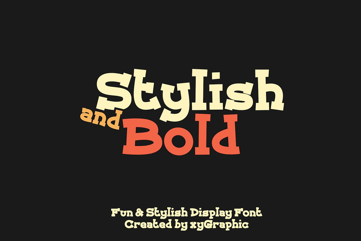 Roan Slyc - Slab Serif Typeface, a Slab Serif Font by xyGraphic (Photo 3 of 10)