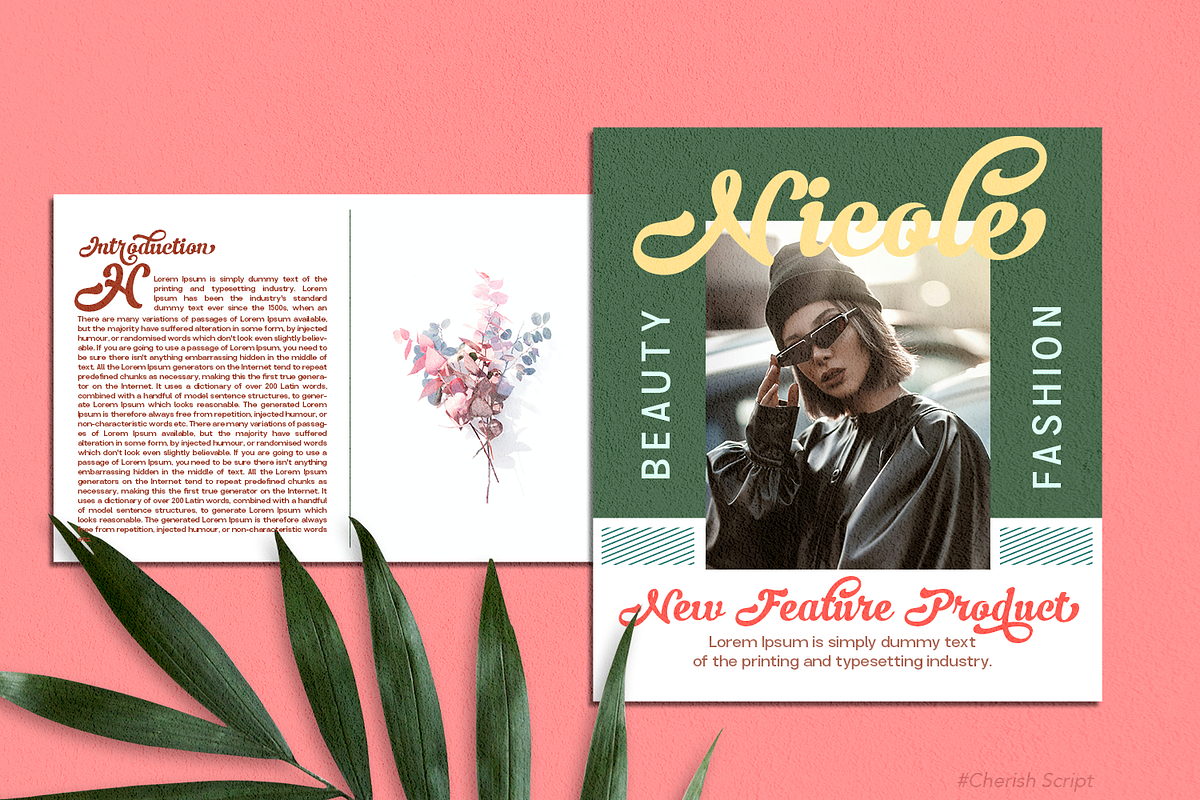 Cheris Script, a Font by madeDeduk (Photo 6 of 10)
