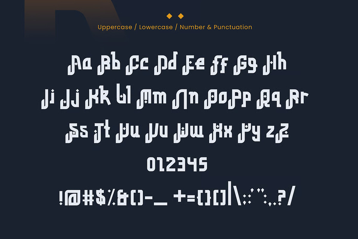 Fajrin – Modern Arabic Display Font, a Sans Serif Font by Brand Earth (Photo 2 of 6)