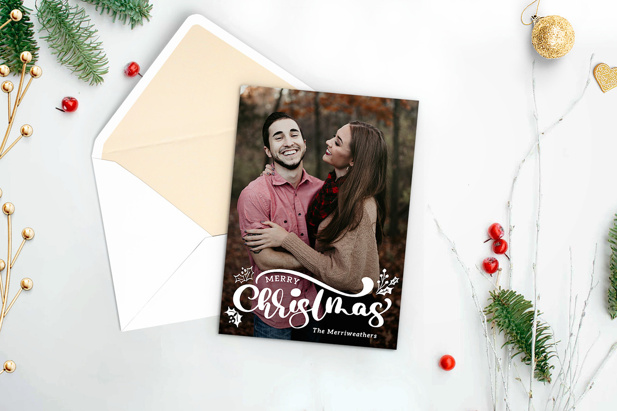 Christmas Card Psd Template 13, a Card Template by Nifty Template Studio (Photo 5 of 10)