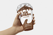 Ice Cream Cup Packaging Mockup, a Cups & Container Mockup by Unerispace (Thumbnail 4 of 5)