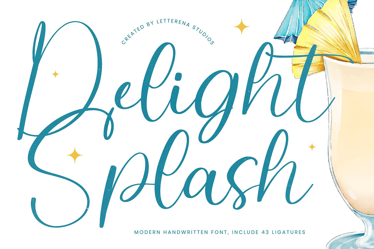 Delight Splash Modern Handwritten