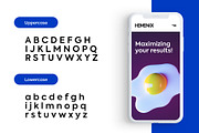 Hemenix - Powerful Energy Sans, a Sans Serif Font by Brand Mágus (Thumbnail 5 of 9)