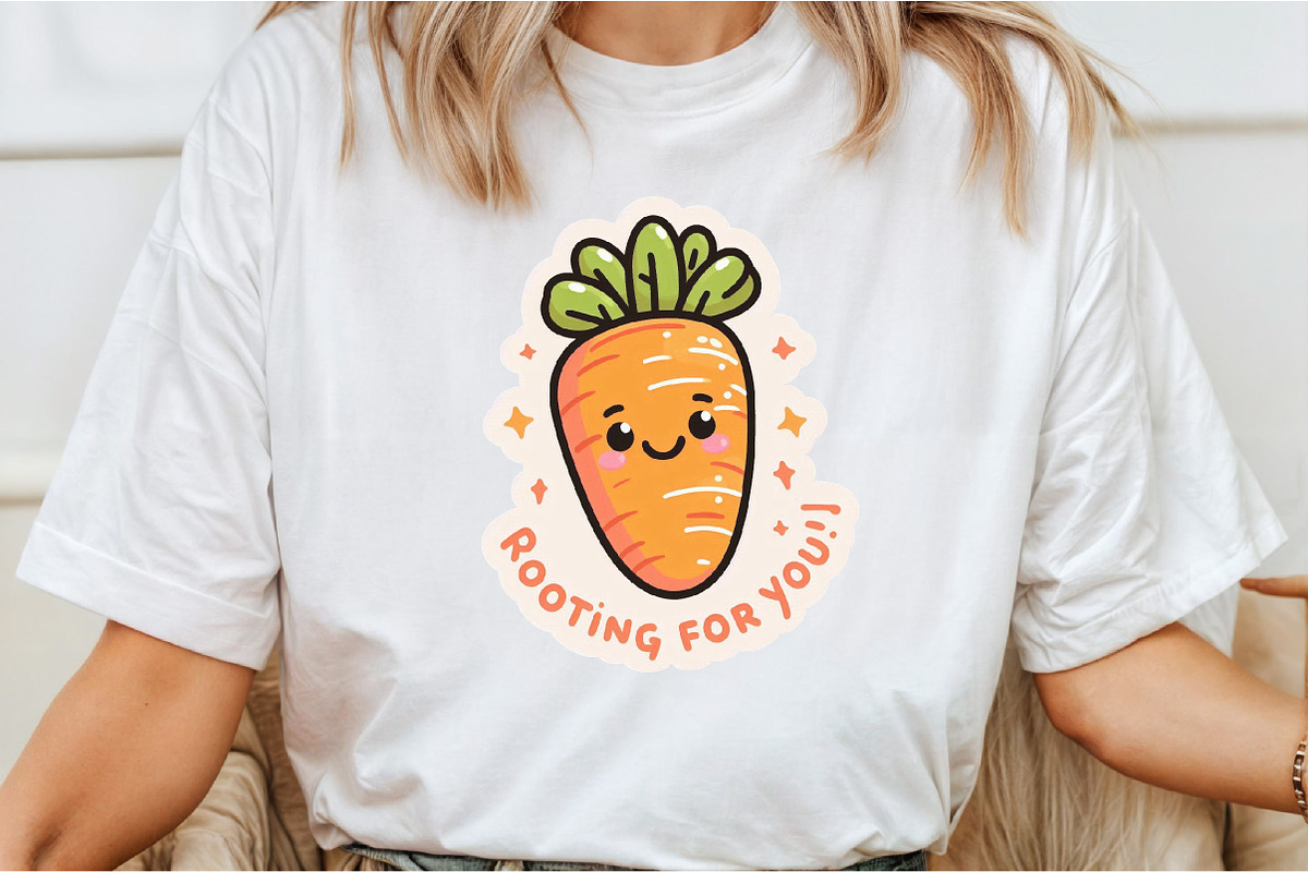 Funny,Rooting For You Sticker PNG, an Illustration by DreamCafeArt (Photo 3 of 7)