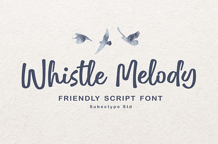 Whistle Melody - Fun Script Font