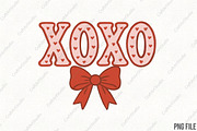 XOXO Valentines Heart PNG, an Illustration by CraftArtStudio (Thumbnail 1 of 4)