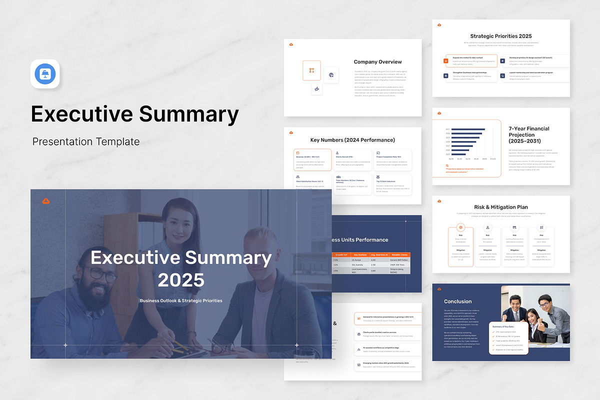 Executive Summary Keynote, a Presentation Template by Antstheme (Photo 1 of 3)