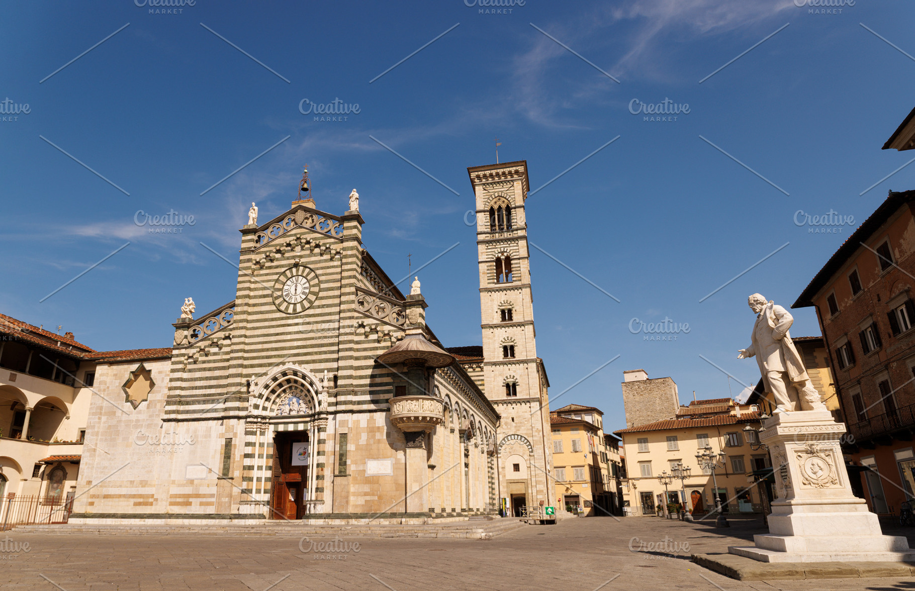 Cathedral of S. Stefano in Prato, Tuscany, Italy, an Architecture Photo by Bepslabor