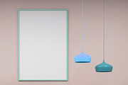 Interior mockup with frame, a Product Mockup by 2D/3D (Thumbnail 4 of 8)