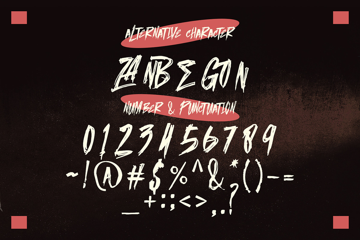 Zanbe Gone Handmade Brush Font, a Handwritten Font by Maulana Creative (Photo 5 of 7)