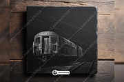 Eerie Train Car Halloween Railroad, a Background Graphic by LaseredNinja (Thumbnail 3 of 7)
