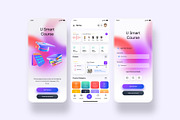 U Smart Course Mobile App UI Kit, an UI Kit Template by Pixel Blend (Thumbnail 3 of 7)