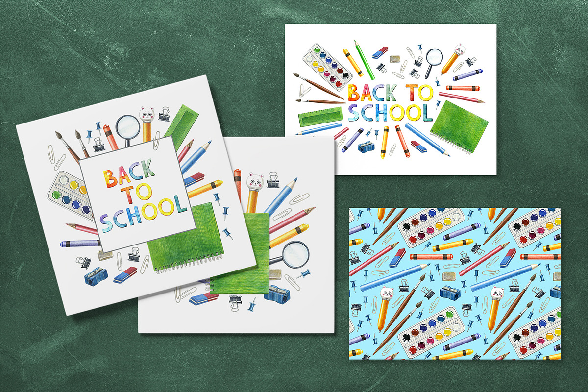Back to school, an Education Illustration by YarovaArt (Photo 12 of 18)