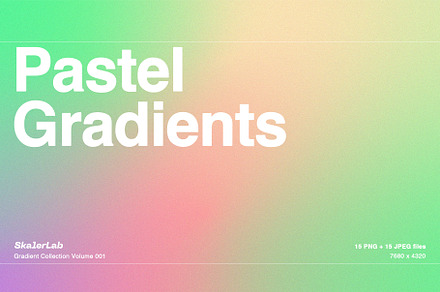 Pastel Gradient Backgrounds Vol 1