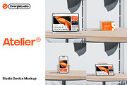 Atelier | Studio Device Mockups, a Product Mockup by orenjidesign (Thumbnail 1 of 13)