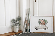 Watercolor Neutral Christmas clipart, a Seasonal Illustration by Lemon design (Thumbnail 10 of 11)