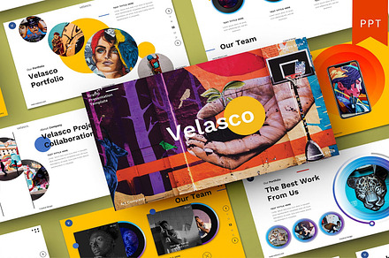 Velasco – Grafiti PowerPoint, a Presentation Template by Dens Creative Studio
