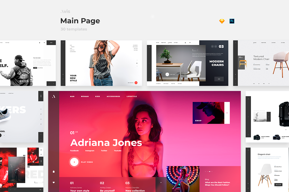 Avis - E-Commerce UI Pack, an UI Kit Template by Alexandr Gorbatov (Photo 4 of 8)