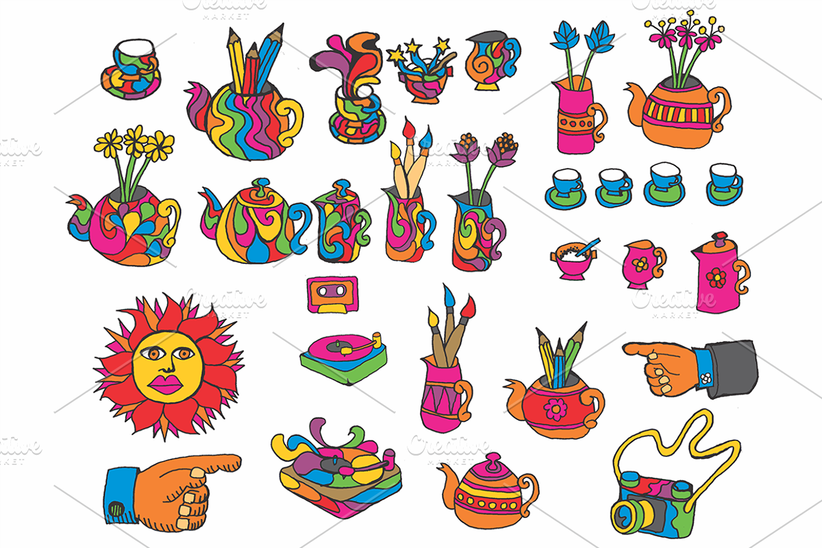 Groovy Stuff, an Illustration by Minhocossauro Emporium (Photo 3 of 3)