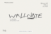 Wallnote Handwritten, a Sans Serif Font by 24Design Studios (Thumbnail 1 of 10)