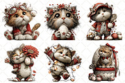 Whimsical Easter Cat Clipart, an Illustration by Black Bird Studio (Thumbnail 4 of 6)