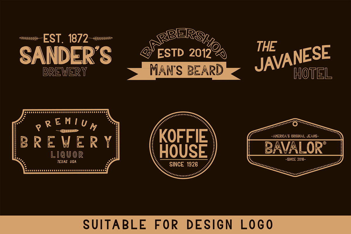 Bavalor - All Caps Font Family preview 5