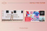 Digitally Pink Youtube Branding Kit, a Social Media Template by Tangerine Nation (Thumbnail 8 of 16)