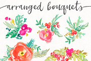 Winter Watercolor Flowers, a Graphic by Angie Makes (Thumbnail 3 of 4)