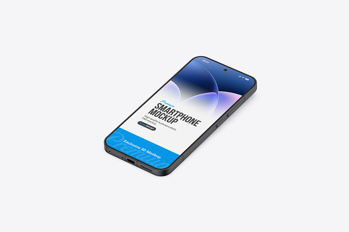 Smartphone Mockup, an Android Mockup by SimplDesign (Photo 4 of 10)