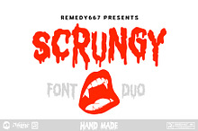 Scrungy – Font Duo