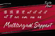 Fighter Attack, a Handwritten Font by Letterara (Thumbnail 14 of 15)