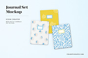 Notebook Mockup Scene Creator, a Books & Magazine Mockup by Field Office (Thumbnail 2 of 4)