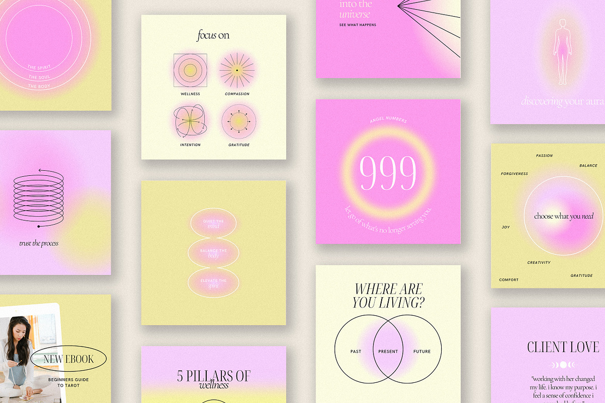 Sherbet Instagram Templates, a Social Media Template by denofdreamers (Photo 2 of 6)