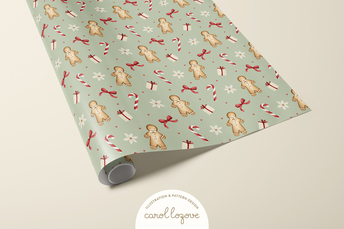 Watercolor Whimsical Christmas Set, a Decorative Illustration by Carol Lozove (Photo 43 of 44)