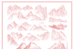 Stunning Mountain Collection, a Texture Illustration by CarWrap design
