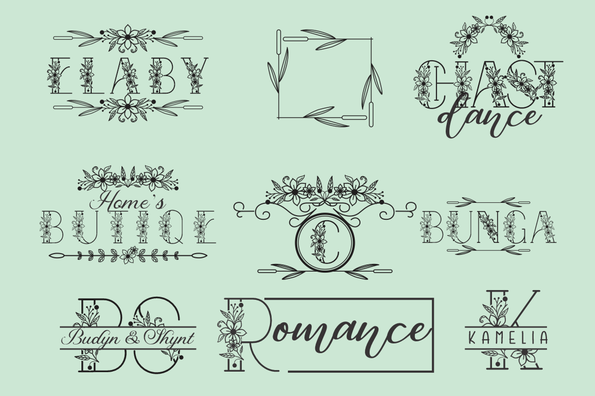 Krisan | Flower Font, a Symbol Font by Joko Setiono (Photo 8 of 10)