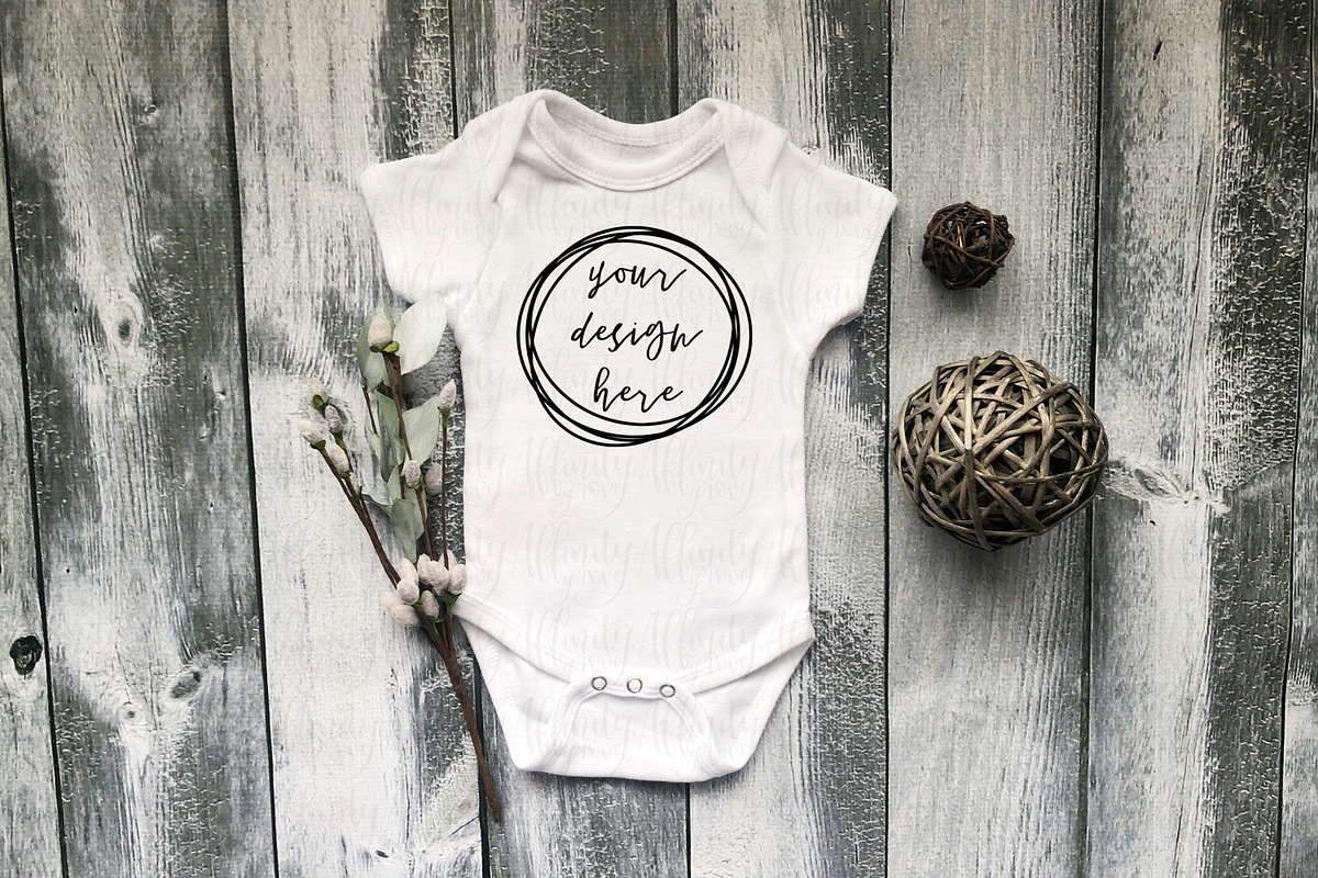 Baby Clothing Farmhouse Mockup, a Household Mockup by Affinity Grove
