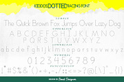 Kiddos Learning Dotted Font, a Handwritten Font by Beast Designer (Thumbnail 2 of 2)