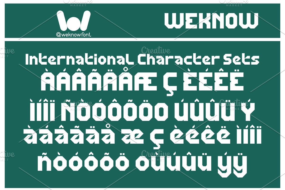 Original Insight font, a Font by weknow (Photo 8 of 8)