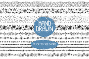 Hand drawn snow borders,brushes, a Brush Add-On by Tatianakost49 (Thumbnail 5 of 5)
